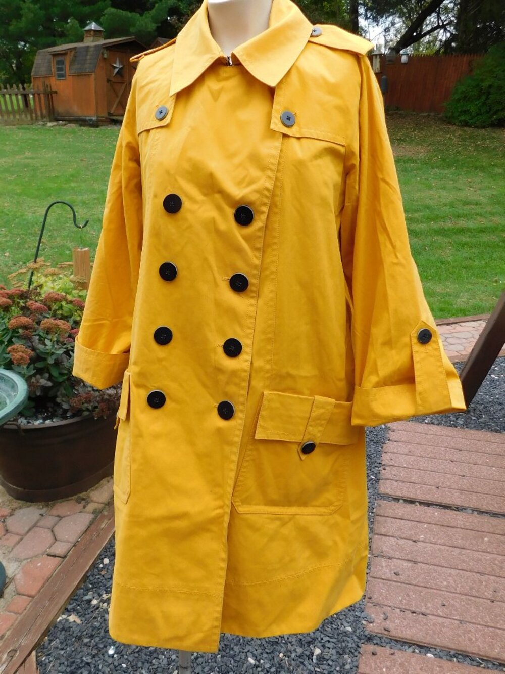 Diane Von Furstenberg All-Weather Double-Breast Coat